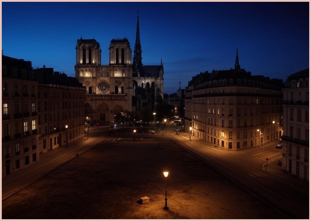 로모주 야경 스크래치북 엽서 카드 DIY 컬러링북 카드 8p + 우드스틱 2p 세트, 유럽 모음, 클래식 건축물 야경(카드), 1세트 - 이미지 1