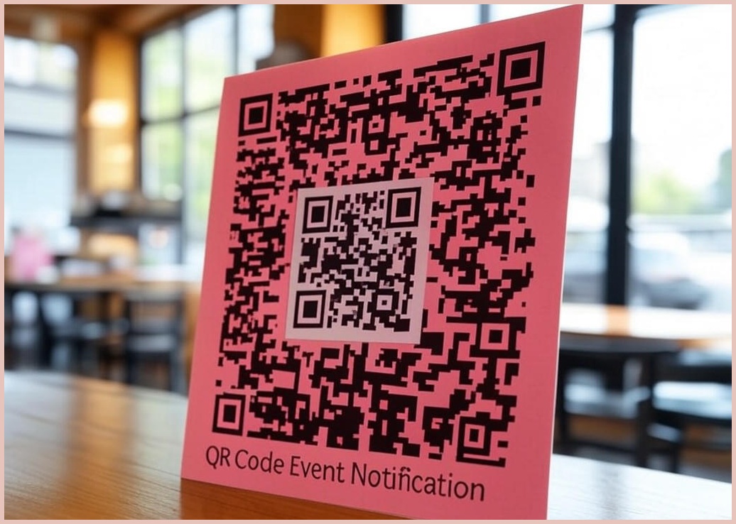 (부착형) QR 큐알코드 네이버 안내 영수증 리뷰 이벤트 안내판 인스타 와이파이 계좌번호, 4. 연핑크 - 이미지 1