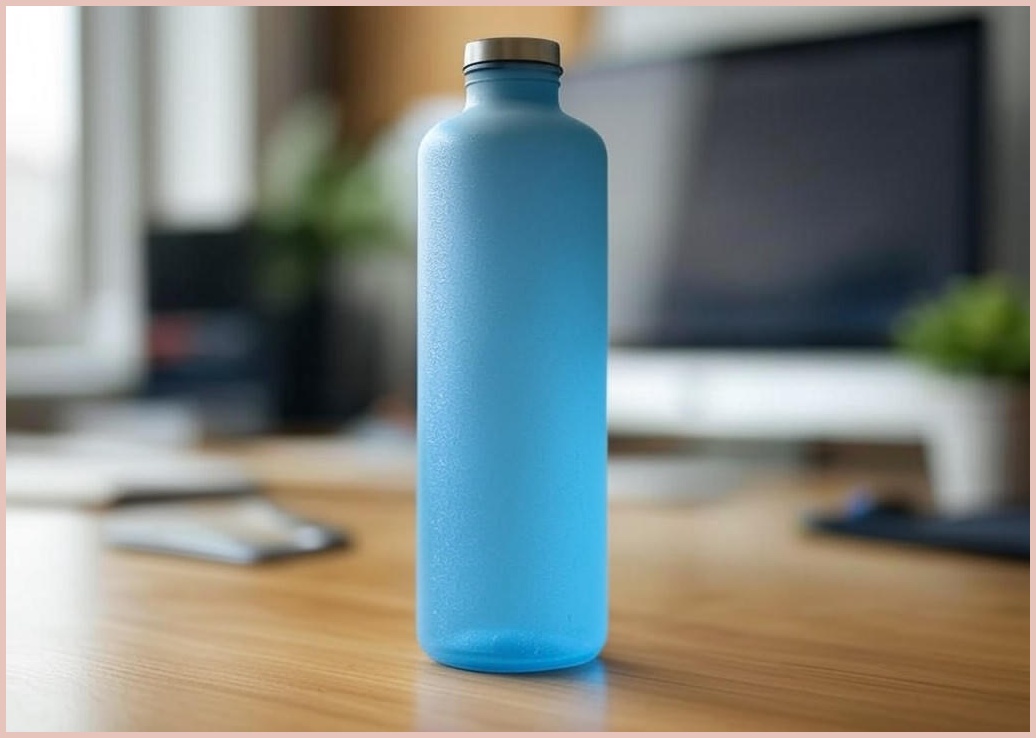 워터하마 스테인리스 데스크 머그컵 텀블러 450ml, 헤이즈블루, 1개