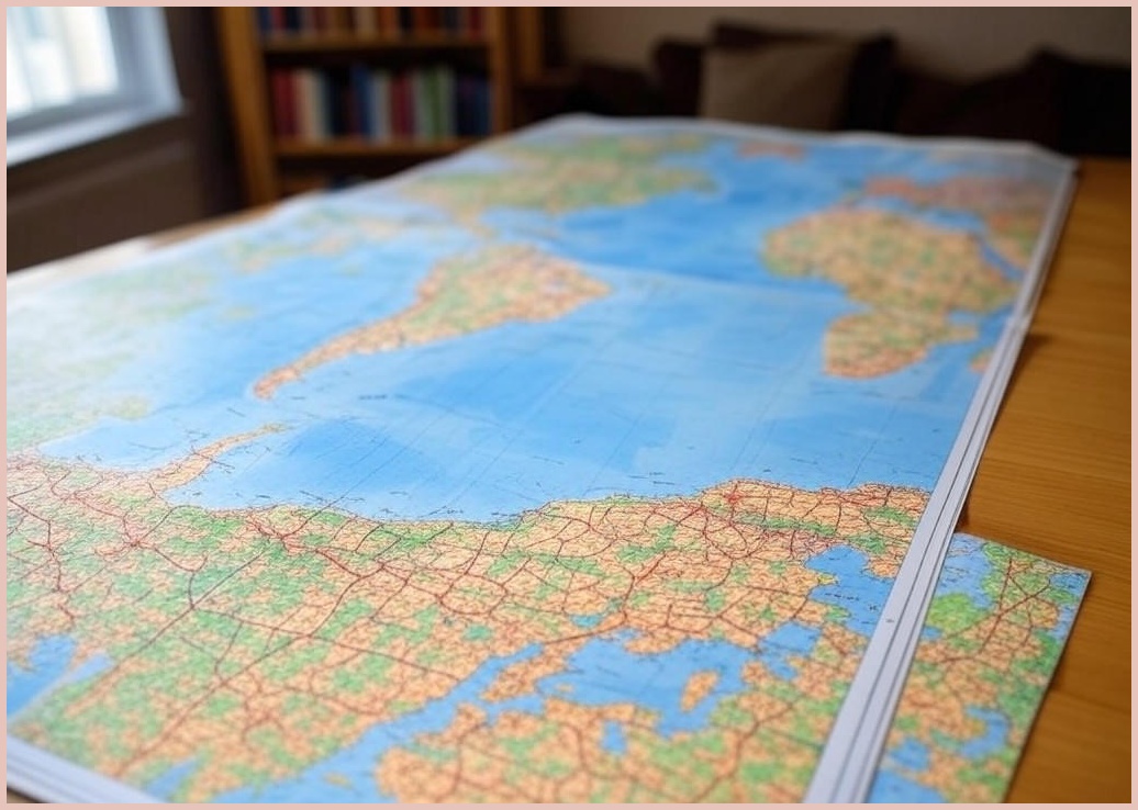 전국 여행지도 방수지도 세트, 에이든 - 이미지 1