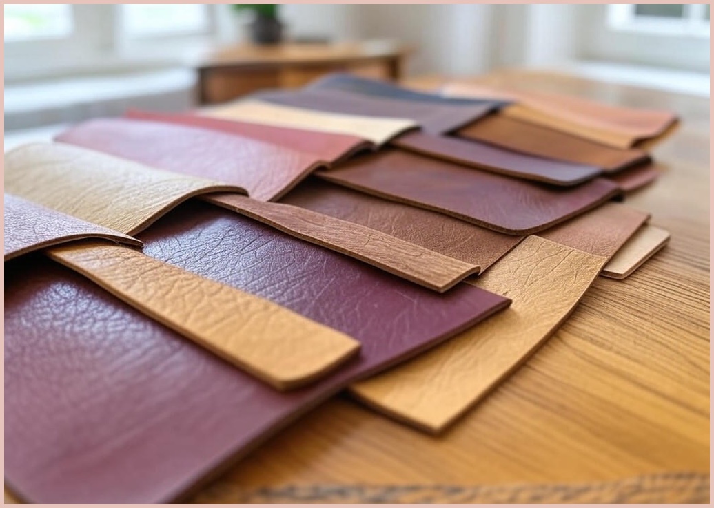 천연가죽원단 가로 30 cm X 세로 30 cm X 랜덤 10장 ,가죽공예재료, 가죽원단 정사각재단 - 이미지 1