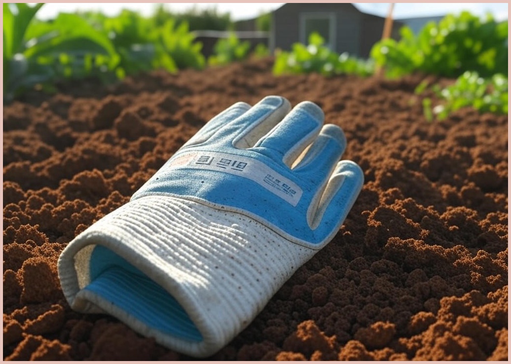 캐쉬템 밭갈이 땅파기 호미장갑 원예용 양손 장갑, 9개 - 이미지 1