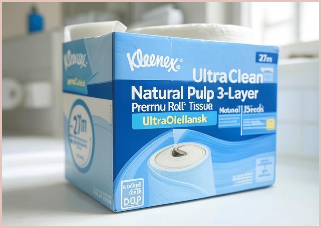 크리넥스 울트라클린 천연펄프 3겹 고급롤화장지, 27m, 30개입, 1개