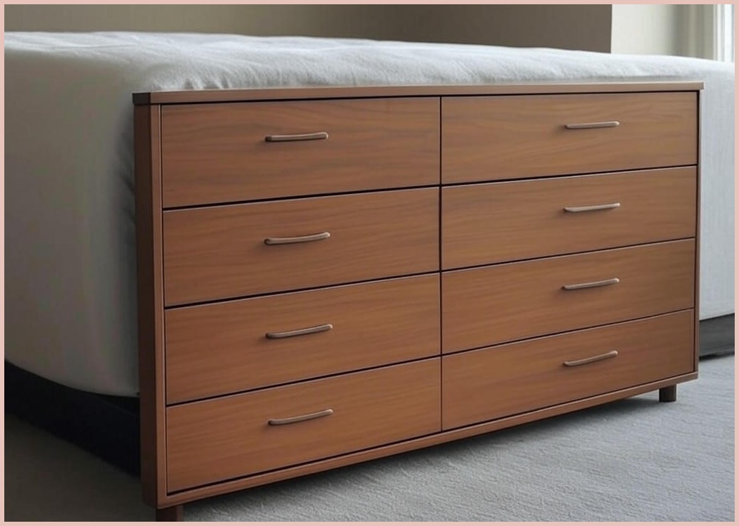 퍼리든 엔클라 무헤드 3단 서랍 침대 프레임 단품 - 이미지 1