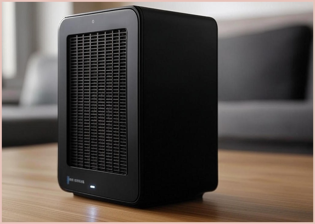 프리미엄 초저소음 스마트 공기청정기 H13 헤파 필터, 반타블랙 - 이미지 1